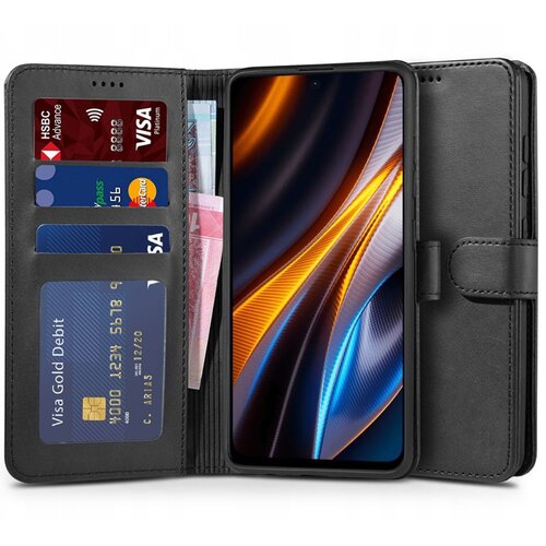 Etui TECH-PROTECT Wallet do Xiaomi Poco X4 GT Czarny