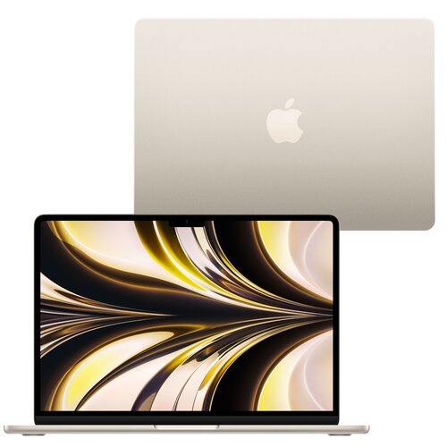 Laptop APPLE MacBook Air 2022 13.6" Retina M2 16GB RAM 256GB SSD macOS Księżycowa poświata