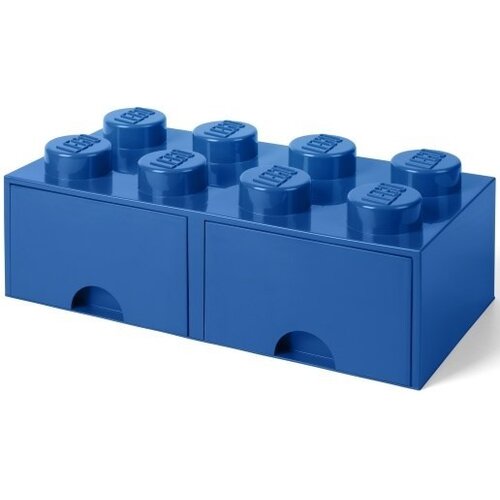 Pojemnik na LEGO z szufladkami Brick 8 Niebieski 40061731