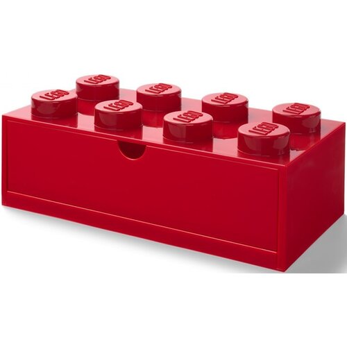 Pojemnik na LEGO z szufladką Brick 8 Czerwony 40211730