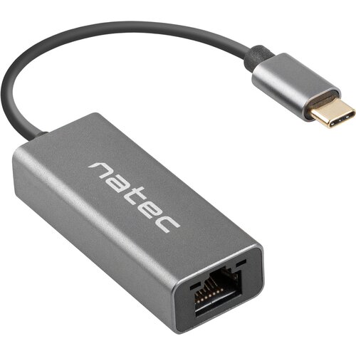 Karta sieciowa NATEC Cricket NNC-1925 USB-C, Zewnętrzna