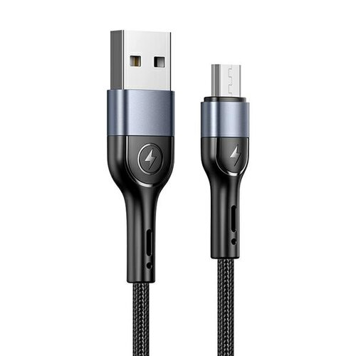 Kabel USB - Micro USB USAMS U55 2A 1 m Czarny
