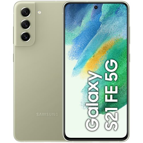 Smartfon SAMSUNG Galaxy S21 FE 6/128GB 5G 6.41" 120Hz Oliwkowy SM-G990