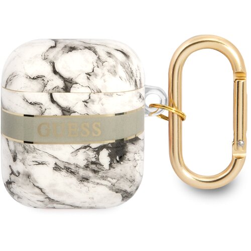 Etui na słuchawki GUESS Marble Strap Szary