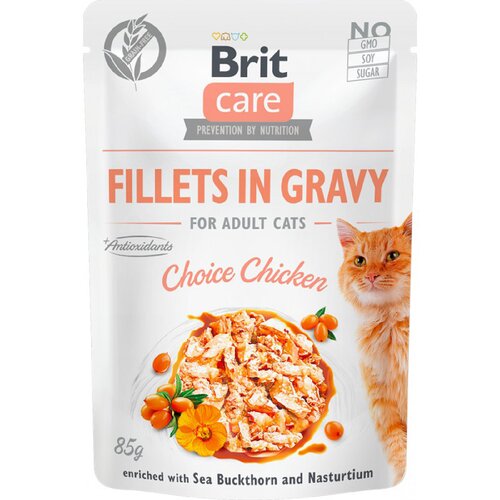 Karma dla kota BRIT Care Fillets In Gravy Kurczak 85 g