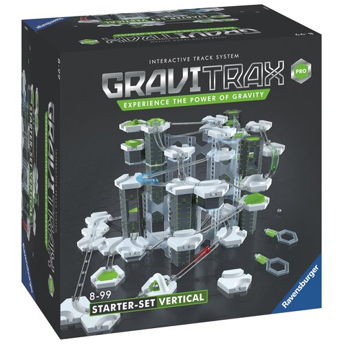 Gra logiczna RAVENSBURGER Gravitrax Pro Zestaw startowy + Zestaw uzupełniający RAVENSBURGER Gravitrax Dipper + Zestaw uzupełniający RAVENSBURGER Gravitrax Pro Obrotnica