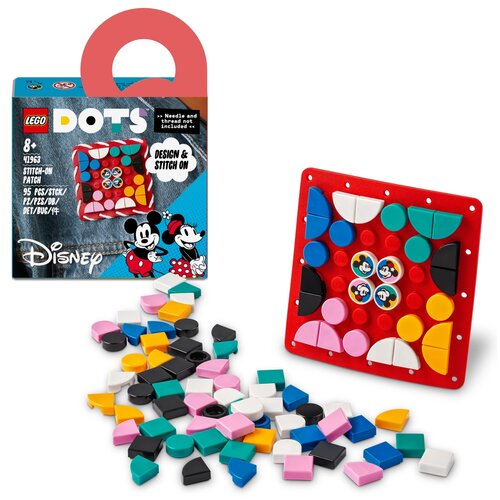 LEGO Dots Myszka Miki i Myszka Minnie - naszywka 41963