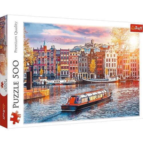 Puzzle TREFL Premium Quality Amsterdam Holandia 37428 (500 elementów)