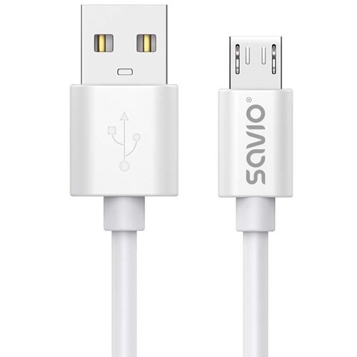 Kabel USB - Micro USB SAVIO CL-167 3 m Biały