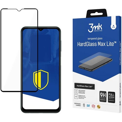 Szkło hartowane 3MK HardGlass Max Lite do Samsung Galaxy M13 4G Czarny