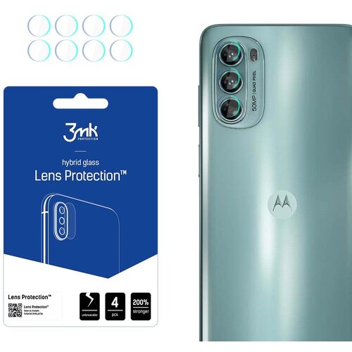 Szkło hybrydowe na obiektyw 3MK Lens Protection do Motorola Moto G62 5G (4 szt.)