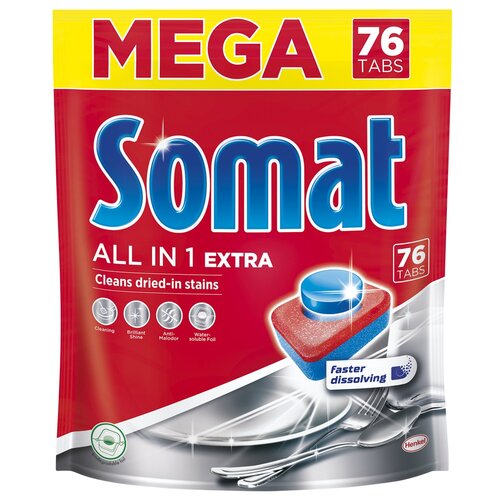 Tabletki do zmywarek SOMAT All in 1 Extra - 76 szt.