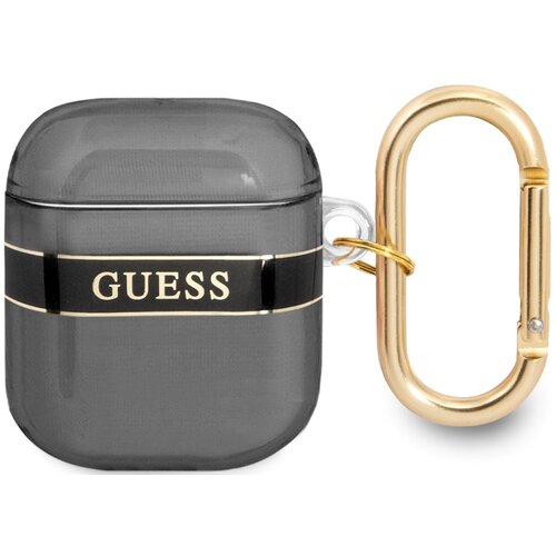 Etui na słuchawki GUESS Strap Collection Czarny