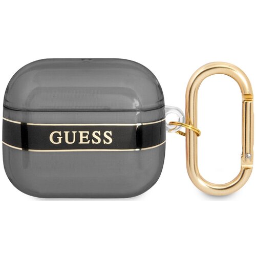 Etui na słuchawki GUESS Strap Collection Czarny
