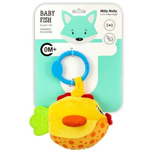 Zawieszka MILLY MALLY Baby fish Rybka 2882 Żółty