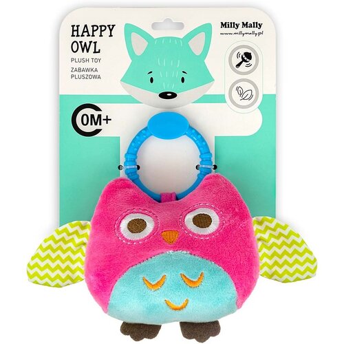 Zawieszka MILLY MALLY Happy owl Sówka 2552 Różowy