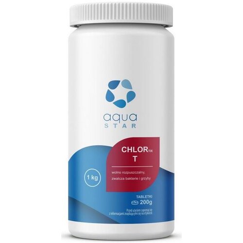 Chlor do basenu AQUASTAR Chlortix T 1 kg