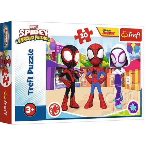 Puzzle TREFL Marvel Przygody Spidaya 18285 TR (30 elementów)