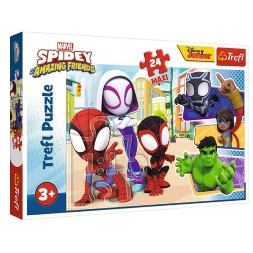 Puzzle TREFL Marvel Spiday i przyjaciele 14348 (24 elementy)