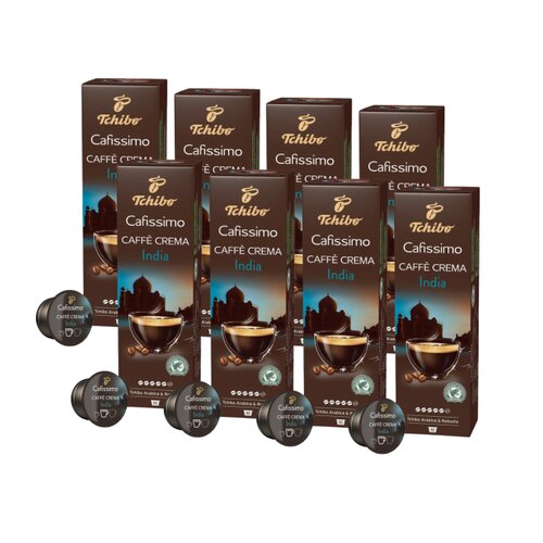 Kapsułki TCHIBO Cafissimo Cafe Crema India Shirisha (80 szt.)
