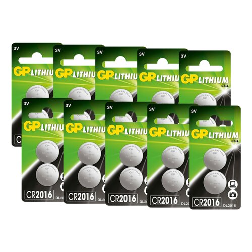 Bateria CR2016 GP Lithium (20 szt.)