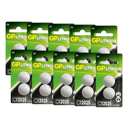 Bateria CR2025 GP Lithium (20 szt.)