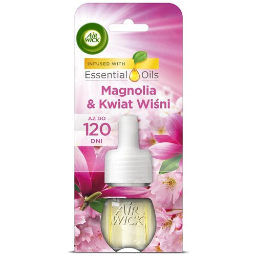 Wkład do elektrycznego odświeżacza powietrza AIR WICK Magnolia i Kwiat Wiśni 19 ml