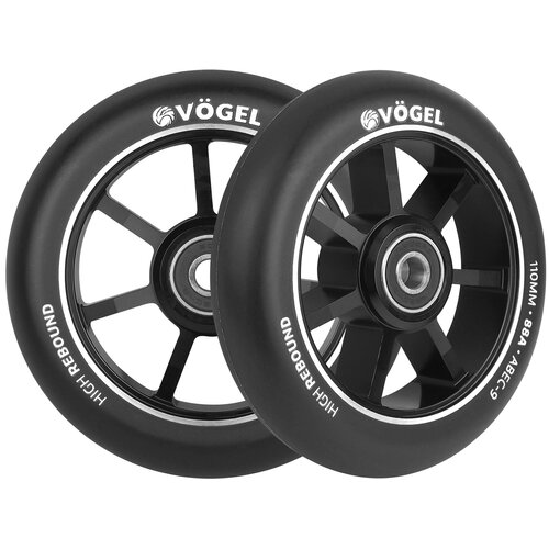 Kółka VÖGEL VKH-103 110 mm ABEC-9 Czarny (2 szt.)