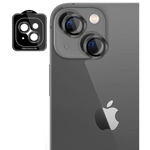 Szkło hartowane na obiektyw 3MK Lens Protection Pro do Apple iPhone 14 Plus Grafitowy