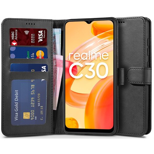 Etui TECH-PROTECT Air Wallet do Realme C30 Czarny