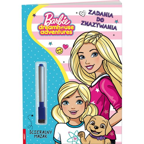 Książka dla dzieci Barbie Dreamhouse Adventures Zadania do zamazywania PTC-1201