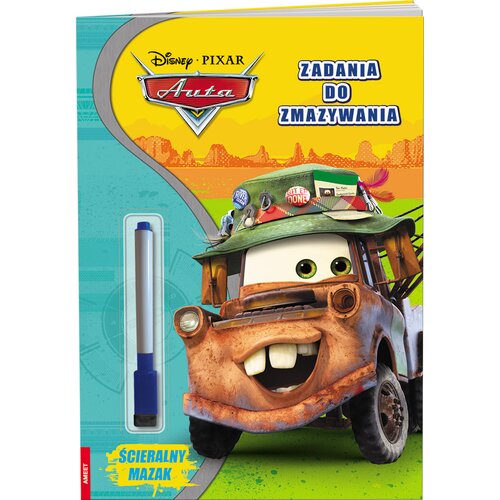 Książka dla dzieci Disney Pixar Auta Zdania do zmazywania PTC-9107