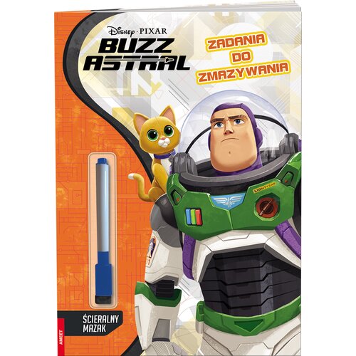 Książka dla dzieci Disney Pixar Buzz Astral Zadania do zmazywania PTC-9111