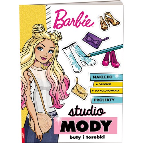 Książka dla dzieci Barbie Studio mody Buty i torebki MOD-1103