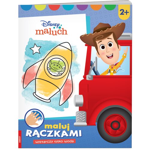 Kolorowanka Disney Maluch Maluj rączkami MWR-9203 (miękka okładka)