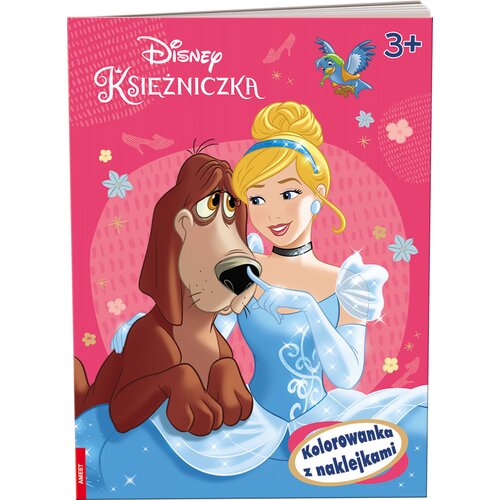 Książka z naklejkami Disney Księżniczka z naklejkami (miękka okładka)