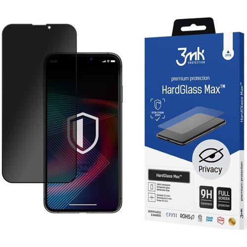 Szkło hartowane 3MK HardGlass Max Privacy do Apple iPhone 13 / 13 Pro