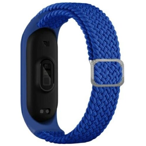 Pasek BELINE Textile do Xiaomi Mi Band 3/4 Niebieski