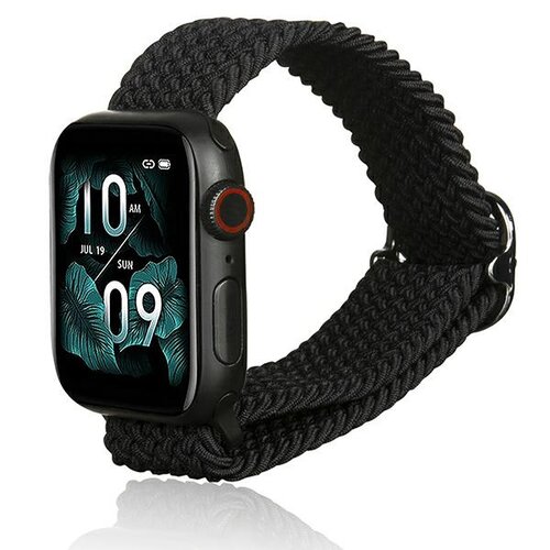 Pasek BELINE Textile do Apple Watch 2/3/4/5/6/7/8/SE/SE 2 (38/40/41mm) Czarny