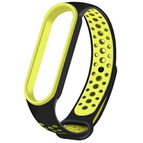 Pasek BELINE Beli01255 do Xiaomi Mi Band 5/6/7 Czarno-zielony
