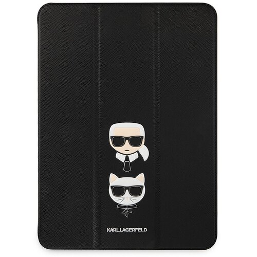 Etui na iPad Pro KARL LAGERFELD Saffiano Karl&Choupette Czarny