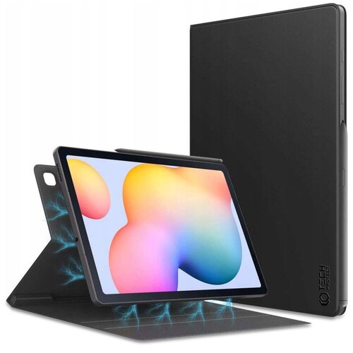 Etui na Galaxy Tab S6 Lite TECH-PROTECT SmartCase Magnetic Czarny