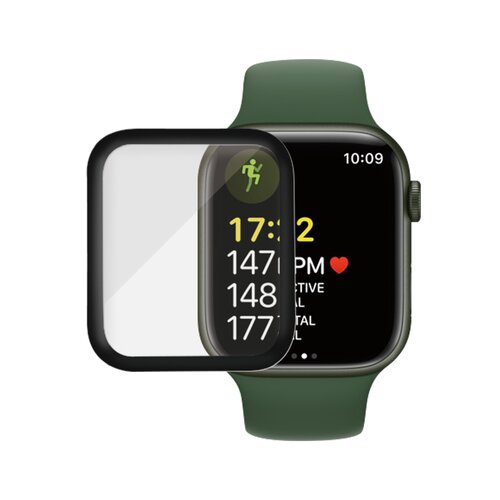 Szkło hartowane PANZERGLASS Curved Antibacterial do Apple Watch 7 (41 mm) Czarny