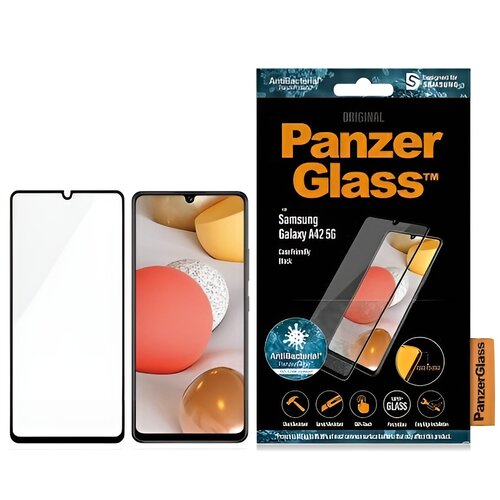 Szkło hartowane PANZERGLASS Super+ Case Friendly do Samsung Galaxy A42 5G Czarny