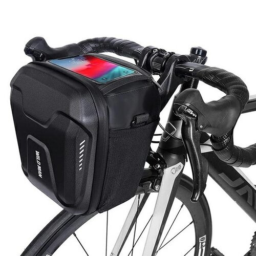 Torba rowerowa na kierownice WILDMAN GS9 Czarny