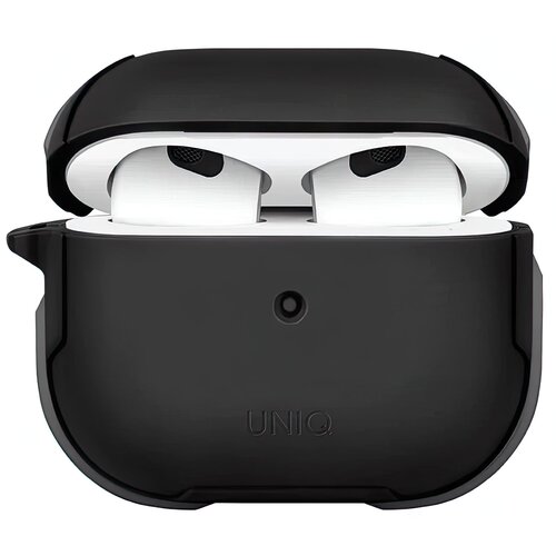 Etui na słuchawki UNIQ Valencia do Apple AirPods 3 Czarny
