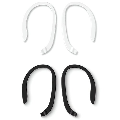 Nakładki na słuchawki UNIQ Loop Sports Ear Hooks do Apple AirPods Biały Czarny