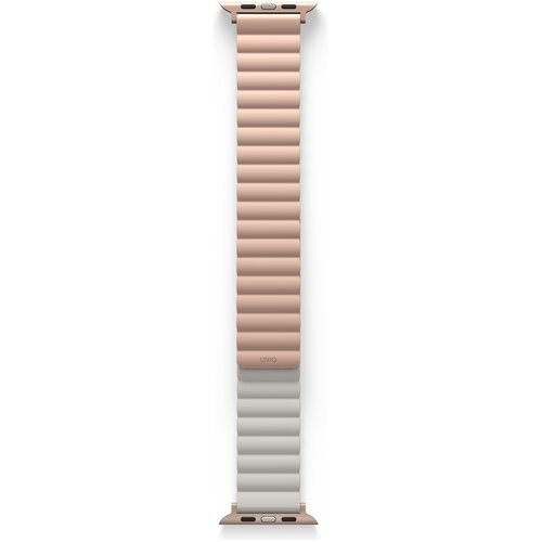 Pasek UNIQ Revix do Apple Watch 1/2/3/4/5/6/7/8/9/SE/SE2/Ultra/Ultra 2 (42/44/45/49mm) Różowo-beżowy