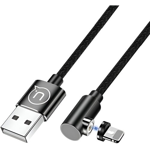 Kabel kątowy USB - Lightning USAMS U54 US-SJ444 1m Czarny