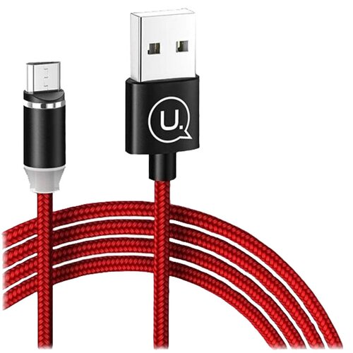 Kabel magnetyczny USB - Micro USB USAMS 1m Czerwony